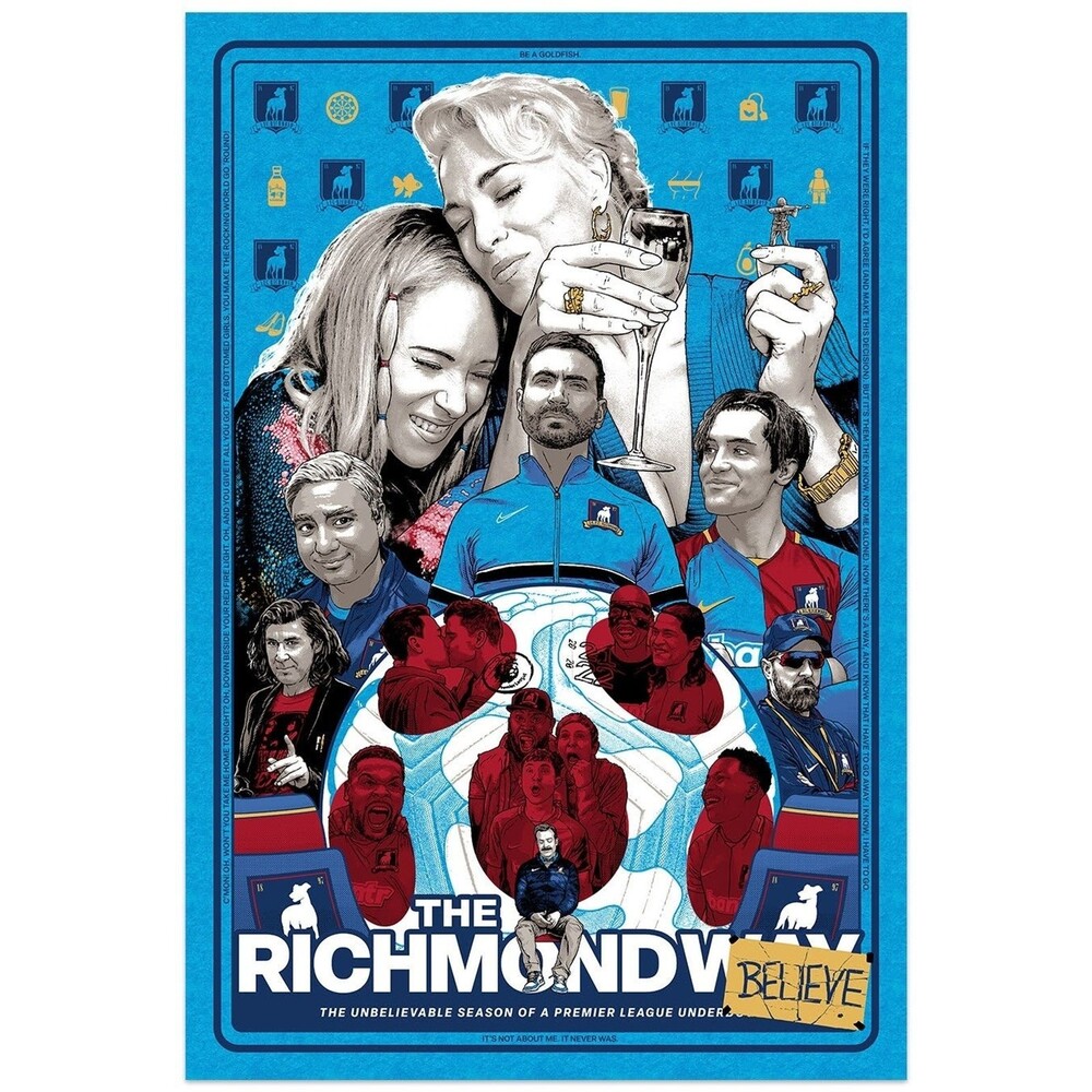 Joshua Budich - "The Richmond Way (Farewell, Ted Lasso)" print LE 150 SIGNED